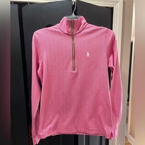 Ralph Lauren Pink Herringbone Polo Golf Shirt women’s medium
